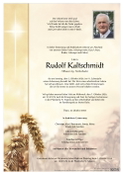 Rudolf Kaltschmidt